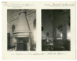 Photographies de la salle des bijoux au château de Saint-Germain-en-Laye après restauration