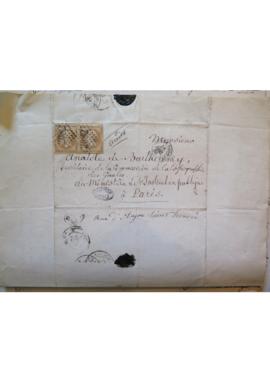 Lettre de Jules Zéphirin Robert à Anatole de Barthélémy sur les vestiges archéologiques du Jura