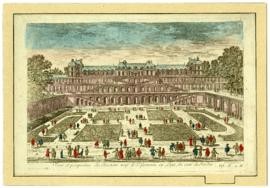 « Veüe et perspective du chasteau neuf de St Germain en Laye, du costé du Jardin »