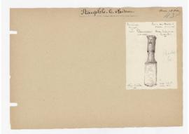 Dessin d'une hache trouvée à Neauphle-le-Chateau