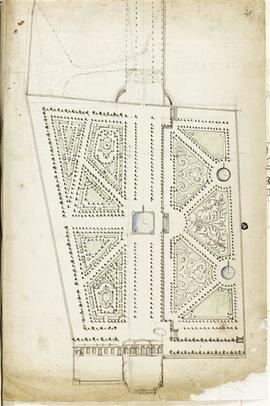 André Le Nôtre, Plan du jardin du château du Val à Saint-Germain-en-Laye
