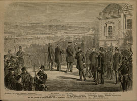 Friedrich Wilhelm Heine, Le roi Guillaume de Prusse sur la Terrasse de Saint-Germain-en-Laye
