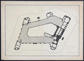 Plan des caves du Château-Vieux de Saint-Germain-en-Laye