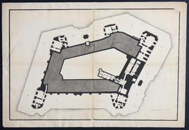 Plan des caves du Château-Vieux de Saint-Germain-en-Laye