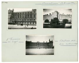 Photographies des façades ouest, nord et est du château de Saint-Germain-en-Laye après restauration