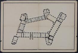 Plan du deuxième étage du Château-Vieux de Saint-Germain-en-Laye