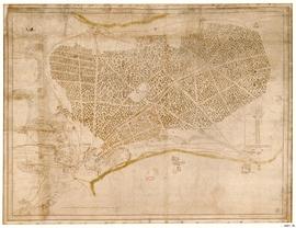 Brossard de Beaulieu, Carte de la forêt de Laye, de la ville et des châteaux de Saint-Germain-en-...