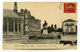 110 SAINT-GERMAIN-EN-LAYE. - La statue de Thiers et le Château  ND. Phot