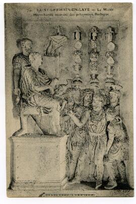 
SAINT-GERMAIN-EN-LAYE. Le Musée. Marc-Aurèle recevant les prisonniers Barbares
