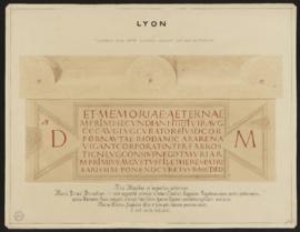 Planche « Tombeau d’un sévir augustal exerçant diverses professions » - Lyon