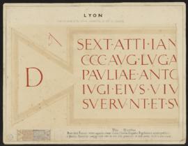 Planche « Sarcophage d’un sévir augustal et de sa femme » - Lyon