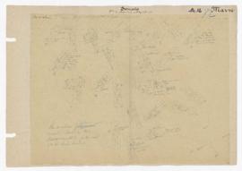 Plan manuscrit du cimetière de Somsois découvert en 1863