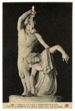 308 - MUSEE DE SAINT-GERMAIN-EN-LAYE. Gaulois se perçant de son glaive après avoir tué sa femme