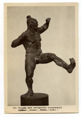 191 – MUSEE DES ANTIQUITES NATIONALES Lutteur – (bronze) – Autun (S. et L.)