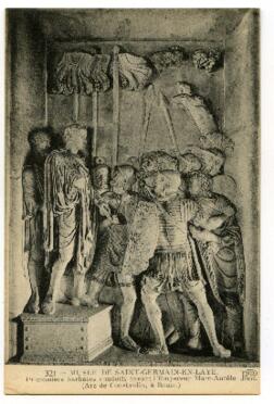 321 - MUSEE DE SAINT-GERMAIN-EN-LAYE. Prisonniers barbares conduits devant l’Empereur Marc-Aurèle...