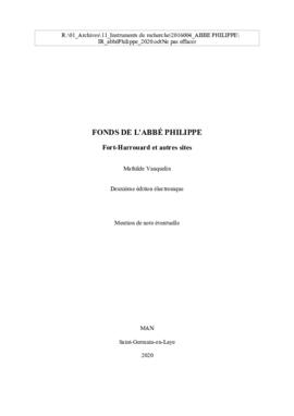 Fonds Abbé Philippe - Fort-Harrouard et autres sites