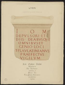 Planche « Fragment d’autel à Jupiter Depulsor etc. » - Lyon