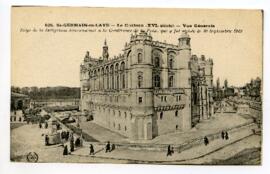 
SAINT-GERMAIN-en-LAYE – Le Château (XVIe siècle) – Vue Générale / Siège de la Délégation Autrichienne à la Conférence de la Paix, qui y fut signée le 10 Septembre 1919
