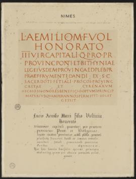 Planche « Magistrat ayant obtenu ses grades successifs avant l’âge requis pour chacun » - Nîmes
