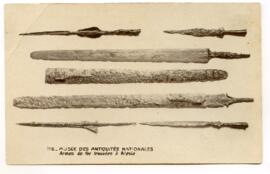 116 – MUSEE DES ANTIQUITES NATIONALES Armes de fer trouvées à Alésia