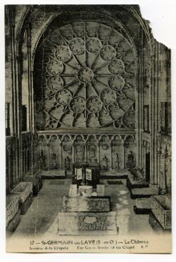 17 - St-GERMAIN-en-LAYE. (S.-et-O.) - le Château. Intérieur de la Chapelle – A.P. The Castle – In...