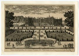 « Veüe et perspective du vieux Chateau de St Germain en Laye du costé du jardin »