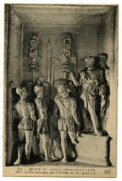 323 - MUSEE DE SAINT-GERMAIN-EN-LAYE. Marc Aurèle harangue les Cohortes en 171 après J.-C.