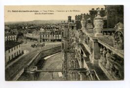 075 – Saint-Germain-en-Laye. - Place Thiers  - Panorama pris du Château. Détails d’architecture