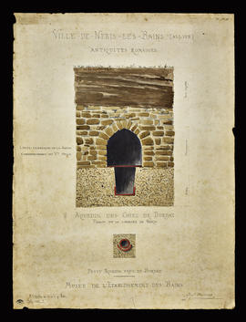 Carte itinéraire de la Gaule au commencement du Ve siècle – N°2 : Aqueduc des Chiez de Durdat