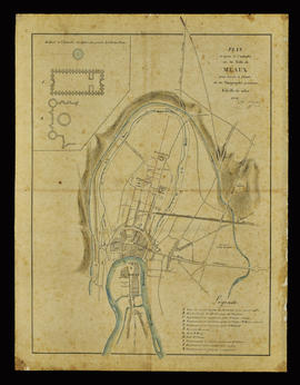 Plan d’après le cadastre de la ville de Meaux pour servir à l’étude de sa topographie primitive